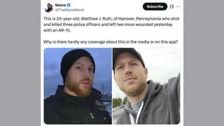 Fact Check: Photos Do NOT Show 'Matthew J. Ruth', Suspected Shooter Of Three Police Officers Killed in Pennsylvania