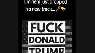 Fact Check: Eminem Did NOT Just Drop A Track Titled 'Fuck Donald Trump' -- AI Made It Two Months Earlier