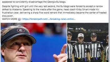 Fact Check: The 'Entire Four-Man Officiating Crew' Has NOT Been Suspended After Georgia-Alabama, Mississippi State-Tennessee, Washington-Ohio State, Buffalo-New Orleans, Tampa Bay-Toronto, Or Green Bay-Cleveland Games