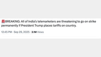 Fact Check: India's Telemarketers Did NOT Threaten To Go On Strike To Protest Trump Tariffs