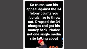 Fact Check: Trump Did NOT Win His Appeal Against 34 Felony Counts -- An Appeals Court Threw Out The $500M Penalty From A Different Case