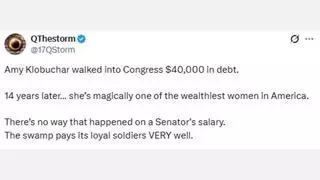 Fact Check: Senator Amy Klobuchar Is NOT One Of The Wealthiest Women In America