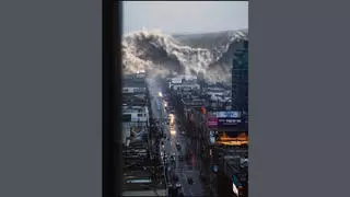 Fact Check: Video Of Tsunami Wave Destroying A City Is NOT Authentic