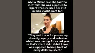 Fact Check: Alyssa Milano Did NOT Say She Had 'No Idea' How To Use  $1.2M USAID Grant -- Satire Site Story