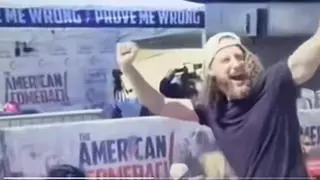 Fact Check: Man Near Stage Was NOT Cheering Because Charlie Kirk Was Shot -- He Was Chanting "USA"