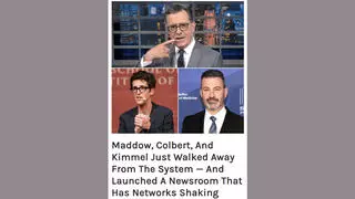 Fact Check: Maddow, Colbert And Kimmel Did NOT Launch 'The Independent Desk' Newsroom Together -- Story Contains False Details