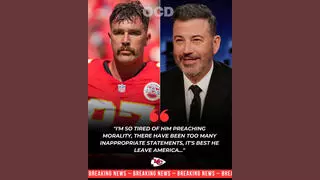 Fact Check: Travis Kelce Did NOT Say of Jimmy Kimmel 'It's Best He Leave America' -- Famous Names Used In Cookie-Cutter Clickbait Formula