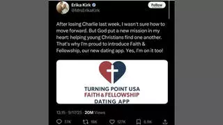 Fact Check: Erika Kirk Did NOT Start And Join A 'Faith & Fellowship Dating App' After Charlie Kirk's Assassination