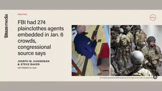 Fact Check: Many Of 274 FBI Agents Noted In Internal Report Were Responding To January 6 Capitol Riot -- Report Says They Were Not 'Undercover' Or 'Embedded' In Crowd