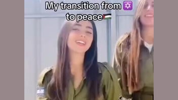 Fact Check: Video Does NOT Show One IDF Soldier Becoming A Muslim Pro-Palestine Activist -- The Unrelated Clips Show Different Women