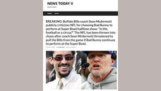 Fact Check: Buffalo Bills Coach Sean McDermott Did NOT Threaten To Pull His Team From Super Bowl If Bad Bunny Performs At 2026 Halftime Show