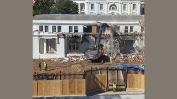 Fact Check: Authentic Image DOES Show Demolition Of Part Of The White House In October 2025