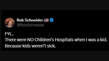Fact Check: There WERE Children's Hospitals In The U.S. When Rob Schneider Was A Kid -- Since At Least 1855