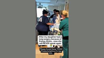 Fact Check: Promotion Does NOT Show Young Woman Harmed By Energy Drinks -- Hijacked TikTok Video Of Woman With Punctured Lung