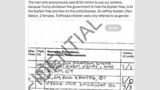 Fact Check: Flight Logs Do NOT Show Man Who Anonymously Gave $130 Million To Pay Soldiers During Government Shutdown Flew On Jeffrey Epstein's Lolita Express -- Paul Mellon Died In 1999
