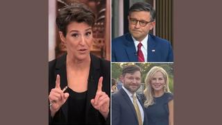 Fact Check: Mike Johnson Did NOT Storm Out Of The House Chamber After Rachel Maddow 'Exposed' His Wife's Secret LLC
