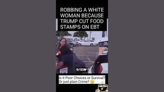 Fact Check: Video Does NOT Show Black Woman 'Robbing a White Woman Because Trump Cut Food Stamps on EBT' -- Video Shows 2022 Incident