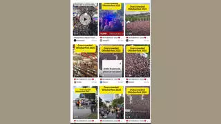 Fact Check: 'Under 18 Years Old' Pop-up Warning On Viral 'Overcrowded Oktoberfest' Videos Is FAKE -- It's Engagement Bait On Harmless Footage