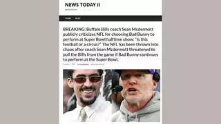 Fact Check: Sean McDermott Did NOT Threaten To Pull Buffalo Bills From Super Bowl Over Bad Bunny Halftime Show