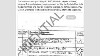 Fact Check: Flight Logs Do NOT Show Man Who Anonymously Gave $130 Million To Pay Soldiers During Government Shutdown Flew On Jeffrey Epstein's Lolita Express -- Paul Mellon Died In 1999