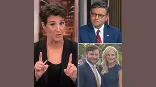 Fact Check: Mike Johnson Did NOT Storm Out Of The House Chamber After Rachel Maddow 'Exposed' His Wife's Secret LLC