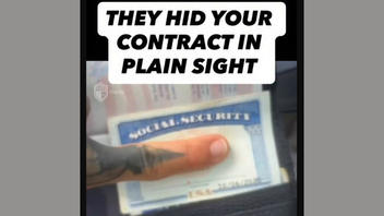 Fact Check: Social Security Cards Do NOT Contain A Secret Contract Hidden In The Fine Print Of The Signature Line