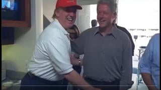 Fact Check: Video Of Donald Trump Touching Bill Clinton's Crotch Is NOT Real -- It's AI-Generated