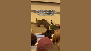 Fact Check: FAKE Video Is One Of A Series Of AI Clips Of Professors Having Meltdowns Over Student Use Of Turbo AI