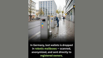 Fact Check: German Lost Wallet Return System Is NOT Real -- It's AI-Generated Techno-Utopian Clickbait 