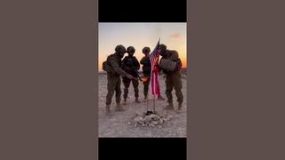 Fact Check: FAKE Video Shows Israeli Soldiers Burning an American Flag