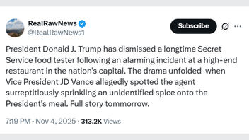 Fact Check: NO Evidence Donald Trump Dismissed A Secret Service Food Tester After Incident At Restaurant In Washington DC