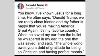 Fact Check: Donald Trump Did NOT Say Jesus Told Him God's 'Happy That You're Making America Great Again' -- It's A Fake Post