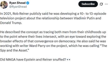 Fact Check: Rob Reiner DID Say Publicly He Was Working On A Series About Putin And Trump's Relationship