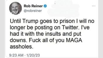 Fact Check: Rob Reiner Did NOT Post Anti-Trump Tweet In 2023 -- Fake Message