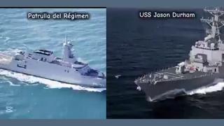 Fact Check: FAKE Video Of Venezuela Ship Commanded By Captain Yonaiker Bermúdez And US Destroyer USS Jason Durham