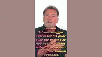 Fact Check: Arnold Schwarzenegger Did NOT Offer To Cover All Funeral Expenses For Rob Reiner And His Wife -- Video Is AI Fakery