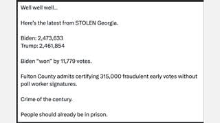 Fact Check: Fulton County's 315,000 Unsigned Early Votes Are NOT Proof Of Electoral Fraud