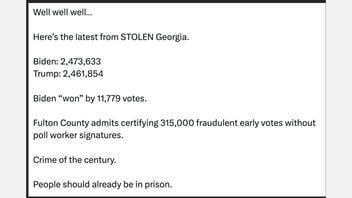 Fact Check: Fulton County's 315,000 Unsigned Early Votes Are NOT Proof Of Electoral Fraud