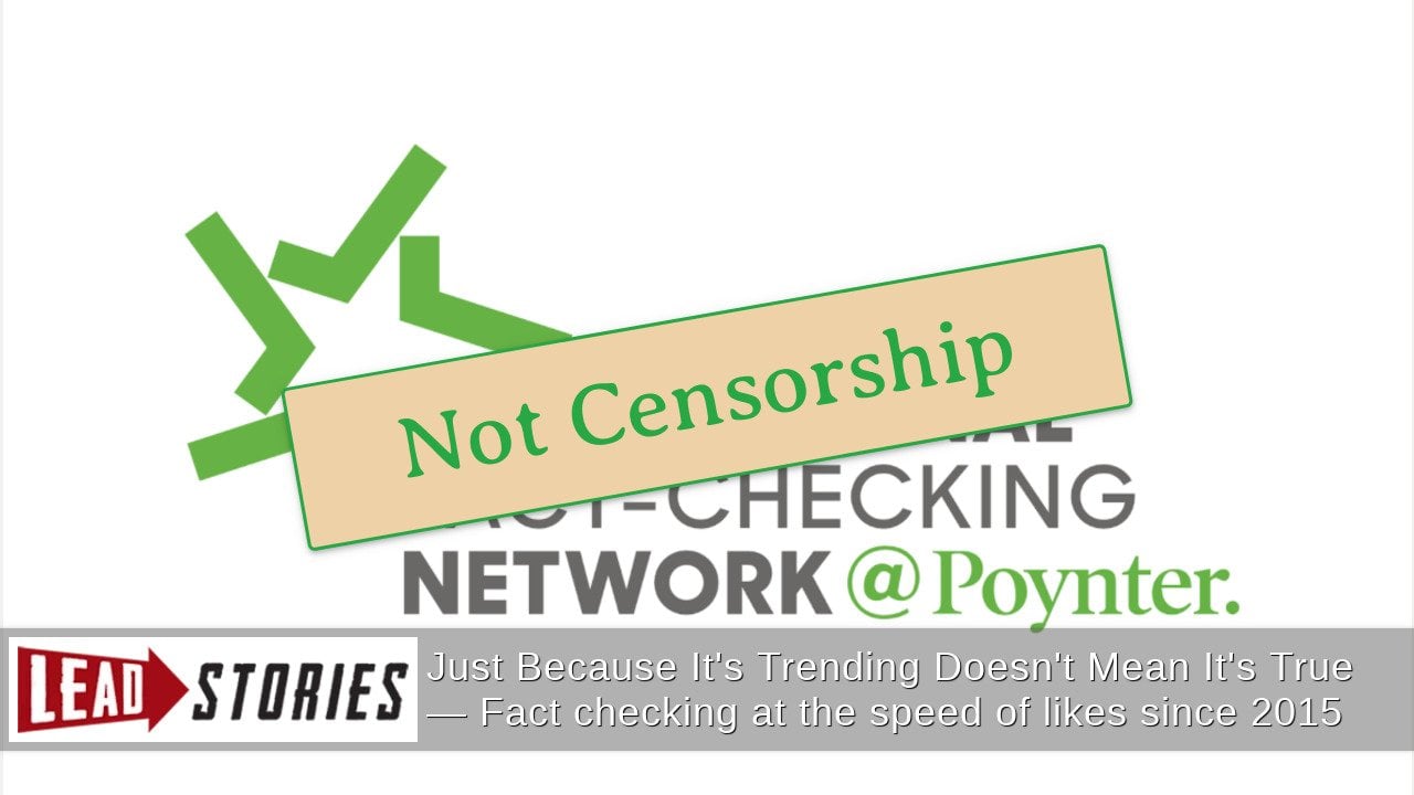 IFCN Statement On U.S. Visa Restrictions Targeting Fact-checkers
