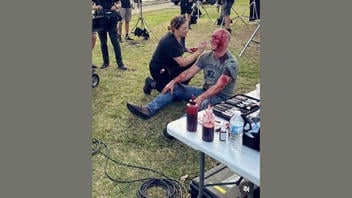 Fact Check: It's A Fake Image -- NOT A Crisis Actor At Bondi Beach Laughing As Fake Blood Makeup Is Applied