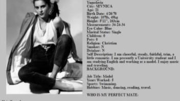 Fact Check: Archived Page Of A 1996 Melania Trump Profile On A Mail-Order Bride Website Is NOT Real -- Copied From Another Woman's Page