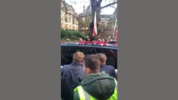 Fact Check: Video Does NOT Show Iran's Crown Prince-In-Exile Reza Pahlavi  Being Cheered In Egypt In January 2026 -- It's The UK in 2023 Amid Protests In Iran