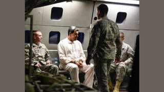 Fact Check: This 'Official Photo' Of Maduro In U.S. Custody Can NOT Be Traced Back To Official Government Channels