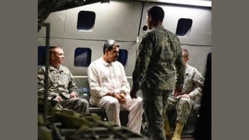 Fact Check: This 'Official Photo' Of Maduro In U.S. Custody Can NOT Be Traced Back To Official Government Channels