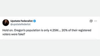 Fact Check: 20% of Oregon Voters Were NOT Shown To Be Fake When 800,000 Inactive Registrations Were Removed