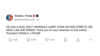 Fact Check: Fake Trump Post Image About 'Only Criminals' Carrying 'Guns On Our Streets' NOT Actual Truth Social Post After Minneapolis Shooting