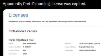 Fact Check: Alex Pretti's Nursing License Was NOT Expired When He Was Fatally Shot By Ice Agents -- Good Until April
