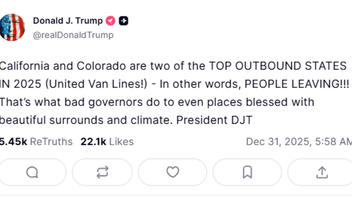 Fact Check: California And Colorado Are NOT 'Top Outbound States' With People Leaving -- Trump Cites Questionable Source