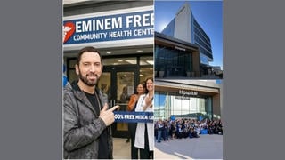 Fact Check: Fake Posts About '100% Free Community Health Center' Opened By Eminem, Kid Rock, Other Celebs NOT Real -- Foreign Clickbait