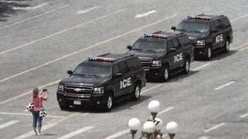 Fact Check: Edited Picture Of Woman Blocking Line Of ICE SUVs Based On Historical 1989 Photo From Events In China -- Does NOT Show Minneapolis